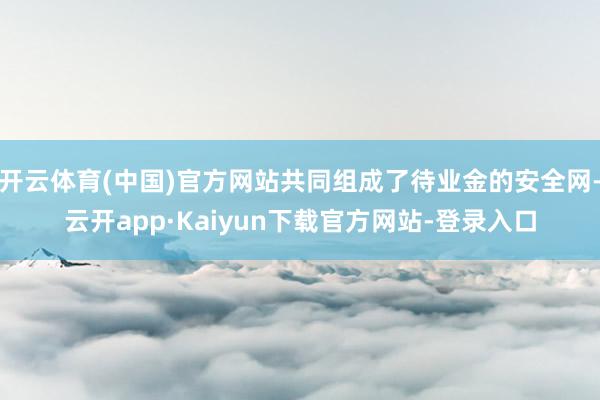 开云体育(中国)官方网站共同组成了待业金的安全网-云开app·Kaiyun下载官方网站-登录入口